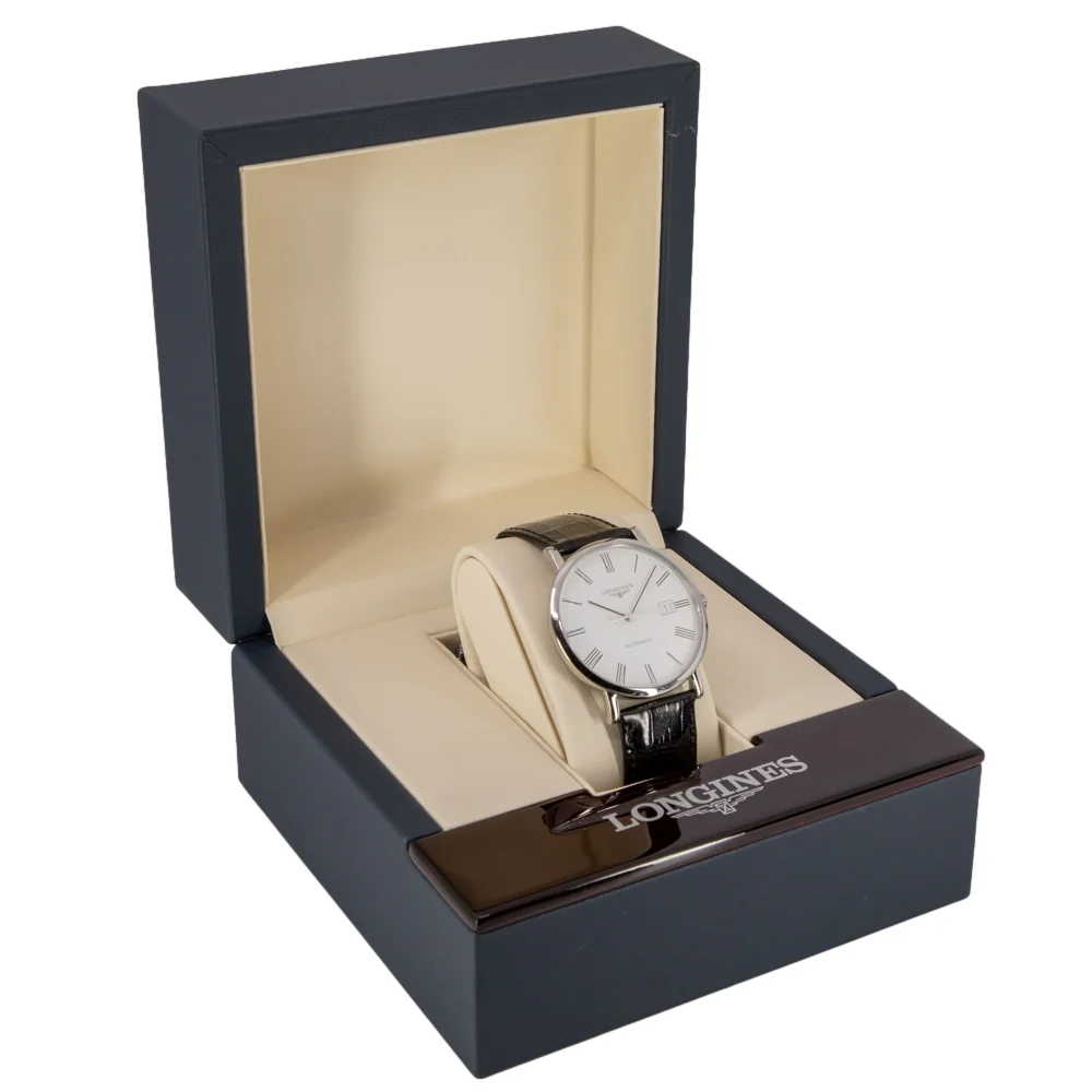 Longines Men's L4.910.4.11.2 Elegant 39mm Automatic - Image 9