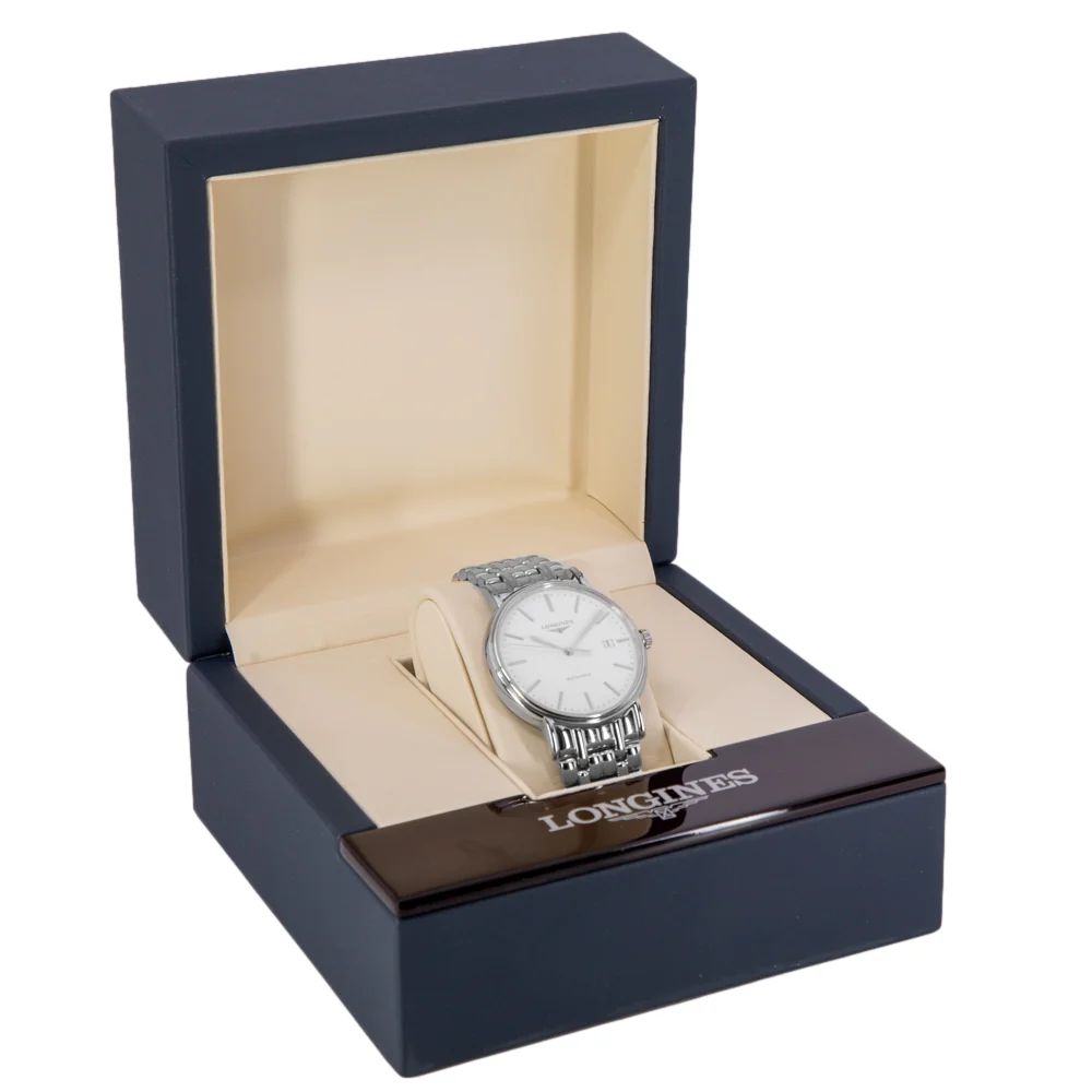 Longines Men's L4.921.4.12.6 Presence White Dial Automatic - Image 9