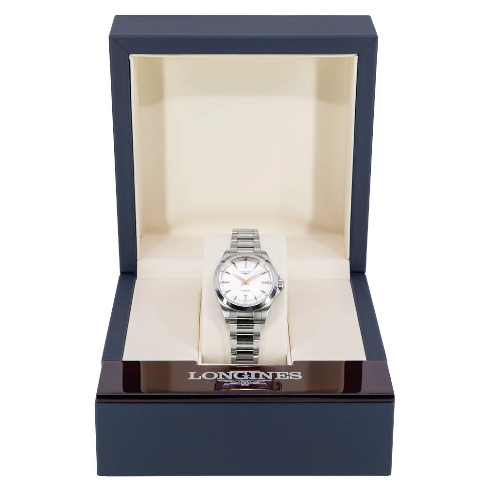 Longines Women's L3.320.4.72.6 Conquest 30mm Automatic - Image 8