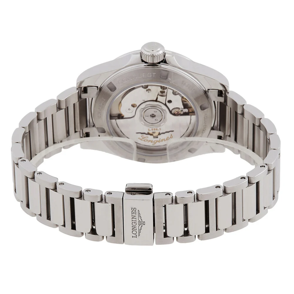 Longines Women's L3.430.4.07.6 Conquest 34mm Green Dial Auto - Image 3