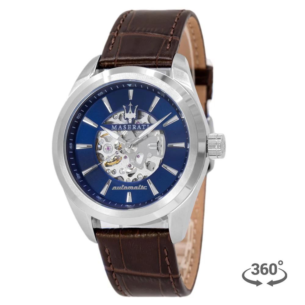 Maserati Men's R8821112005 Traguardo Blue Dial Watch
