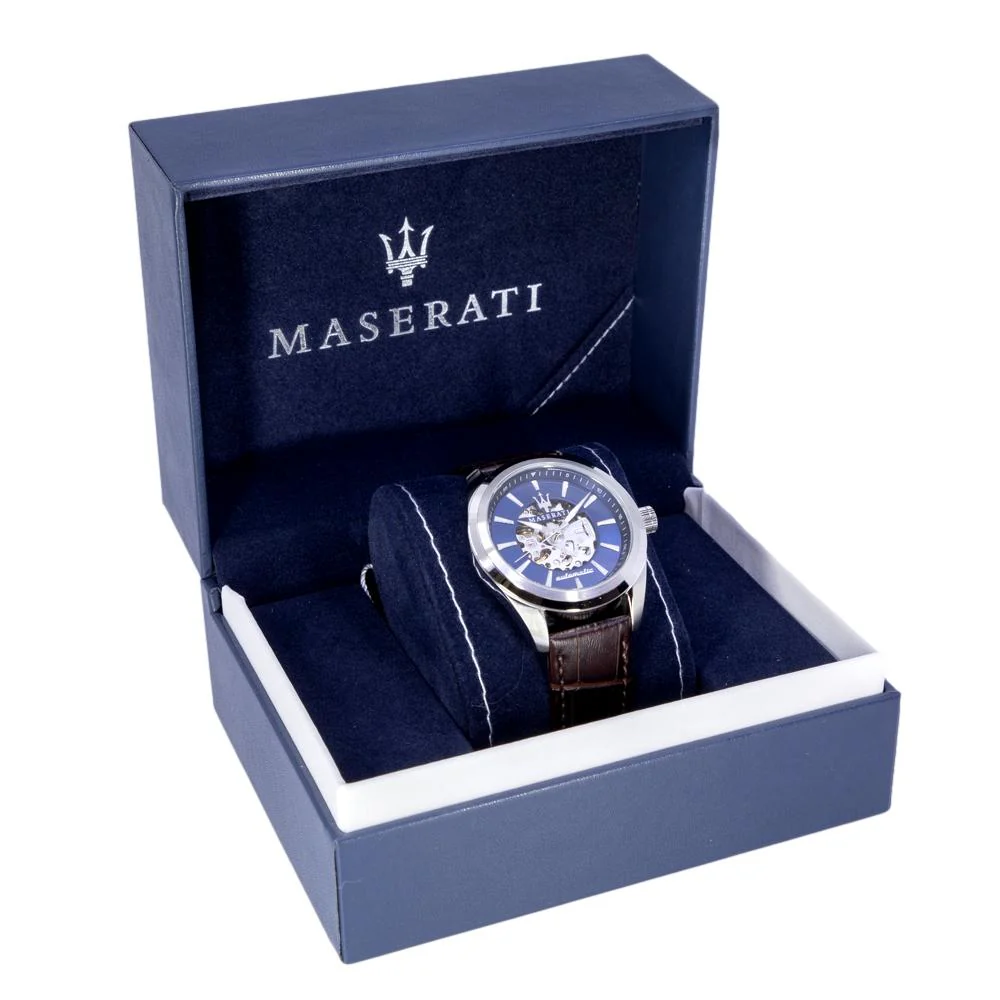 Maserati Men's R8821112005 Traguardo Blue Dial Watch - Image 10