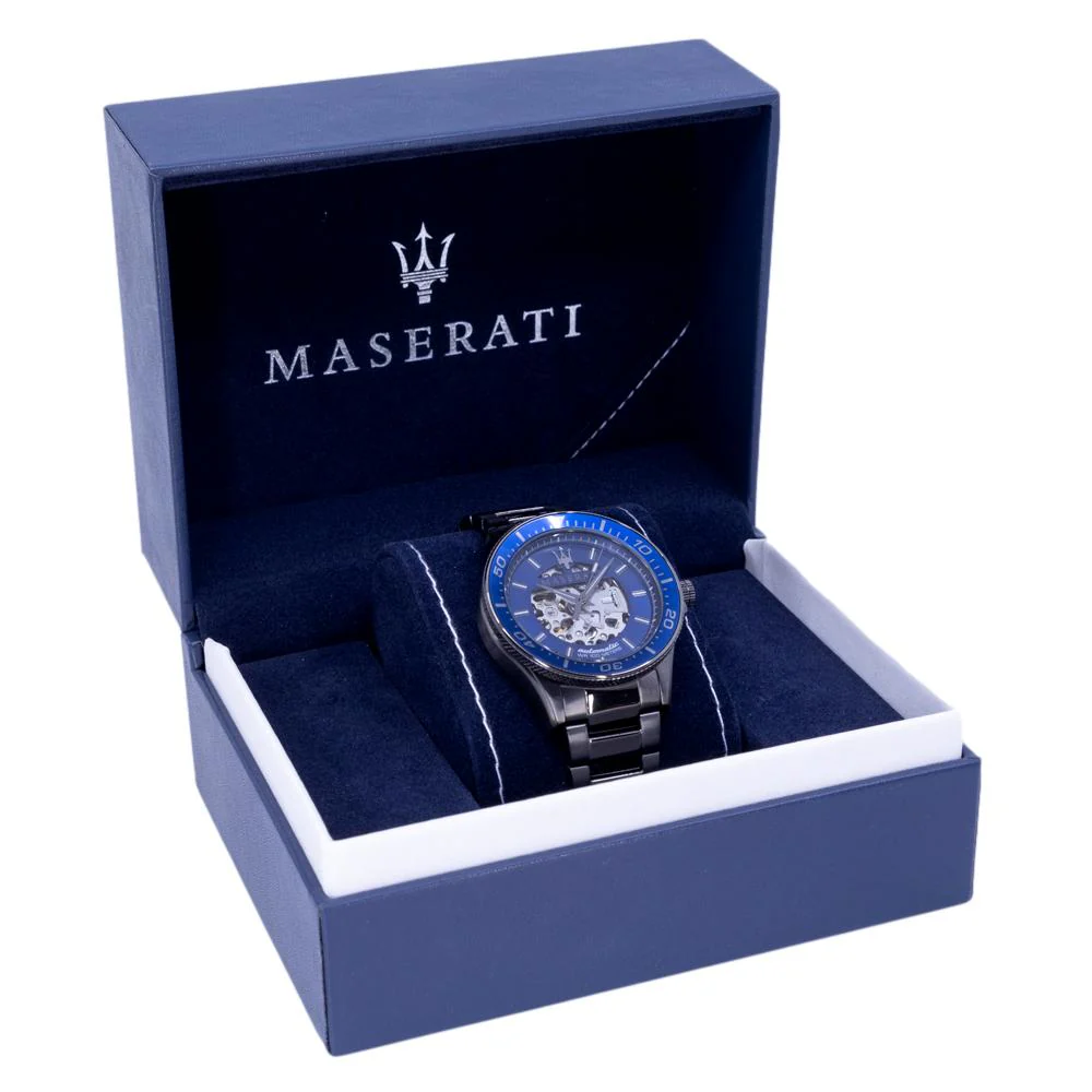 Maserati Men's R8823140001 SFIDA Skeleton Blue Dial Watch - Image 10