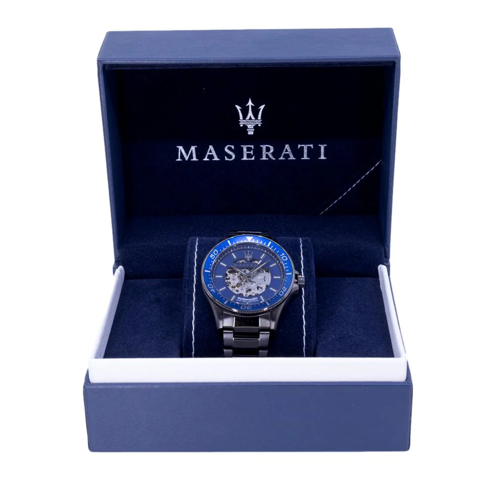 Maserati Men's R8823140001 SFIDA Skeleton Blue Dial Watch - Image 9