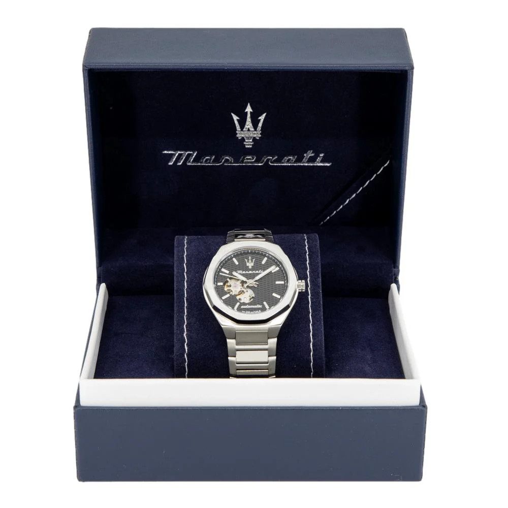 Maserati Men's R8823142002 Stile Black Dial Watch - Image 8