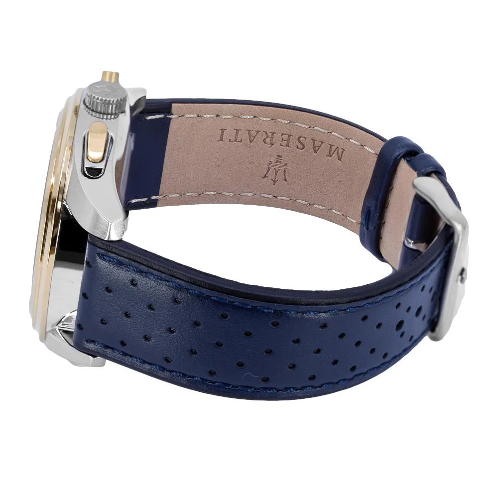 Maserati Men's R8851112002 Traguardo Hybrid Blue Dial Watch - Image 3