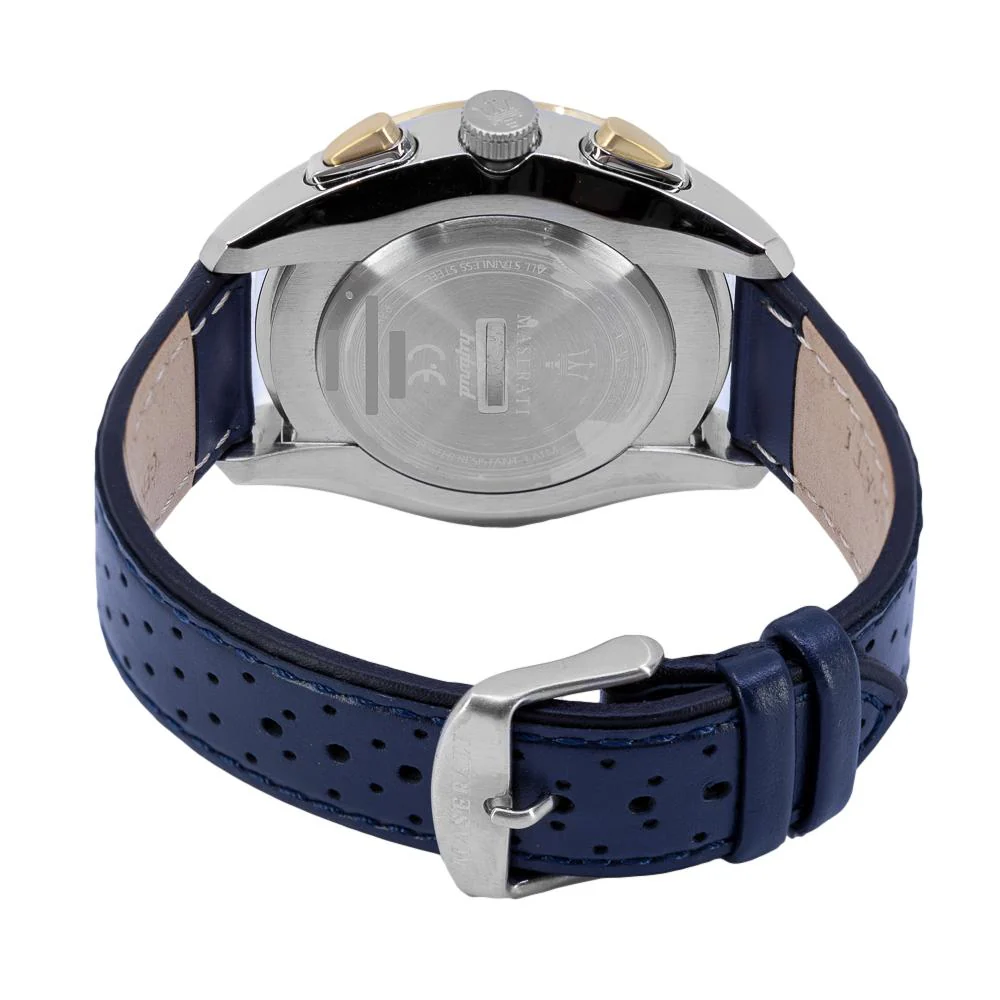 Maserati Men's R8851112002 Traguardo Hybrid Blue Dial Watch - Image 4