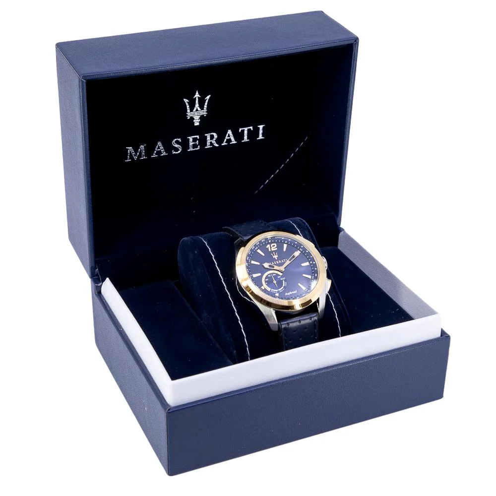 Maserati Men's R8851112002 Traguardo Hybrid Blue Dial Watch - Image 9