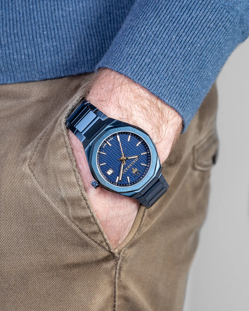 Maserati Men's R8853141001 Blue Edition Date Watch - Image 5