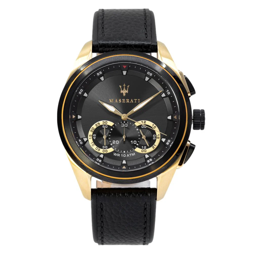 Maserati Men's R8871612033 Traguardo Black Dial PVD Watch - Image 2