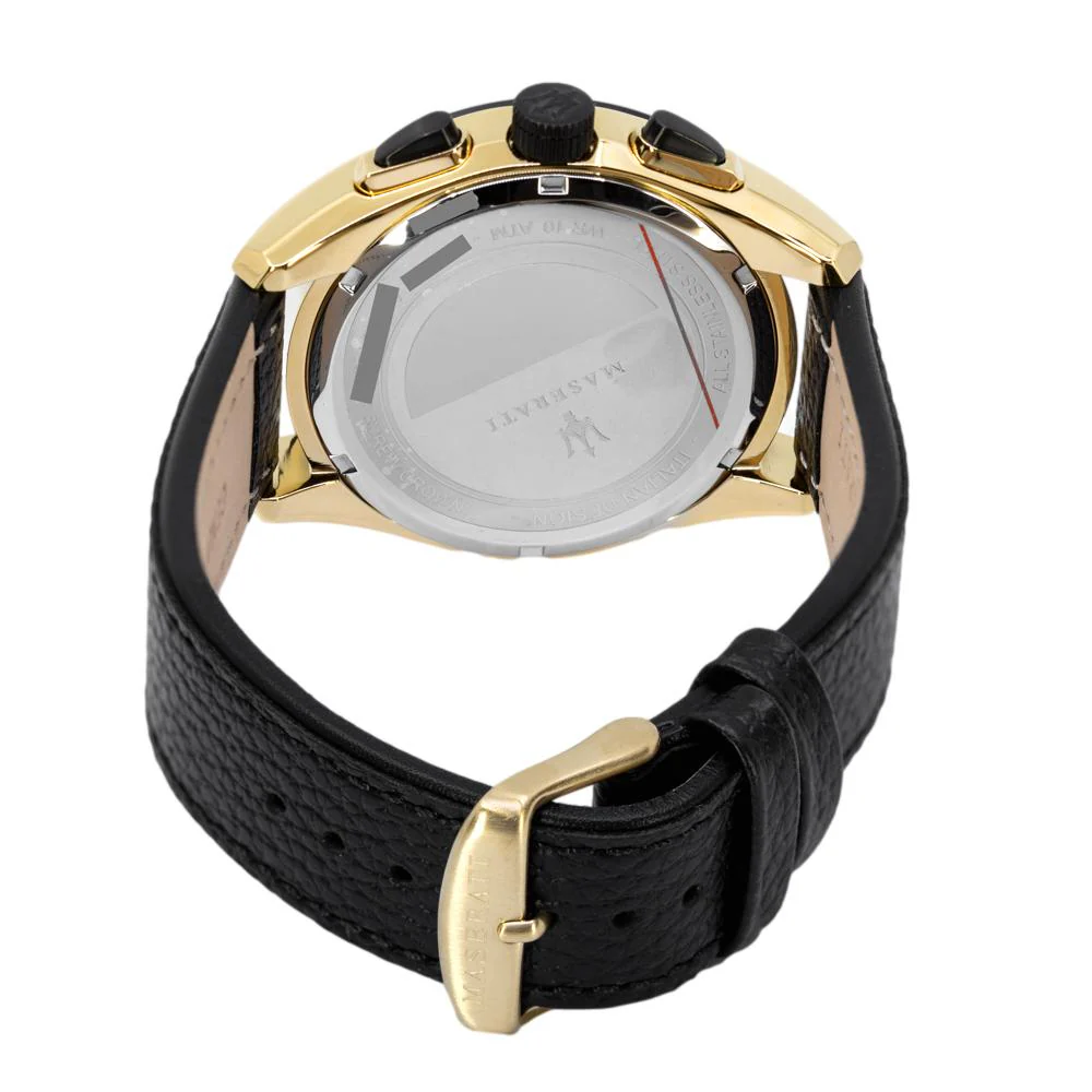 Maserati Men's R8871612033 Traguardo Black Dial PVD Watch - Image 4