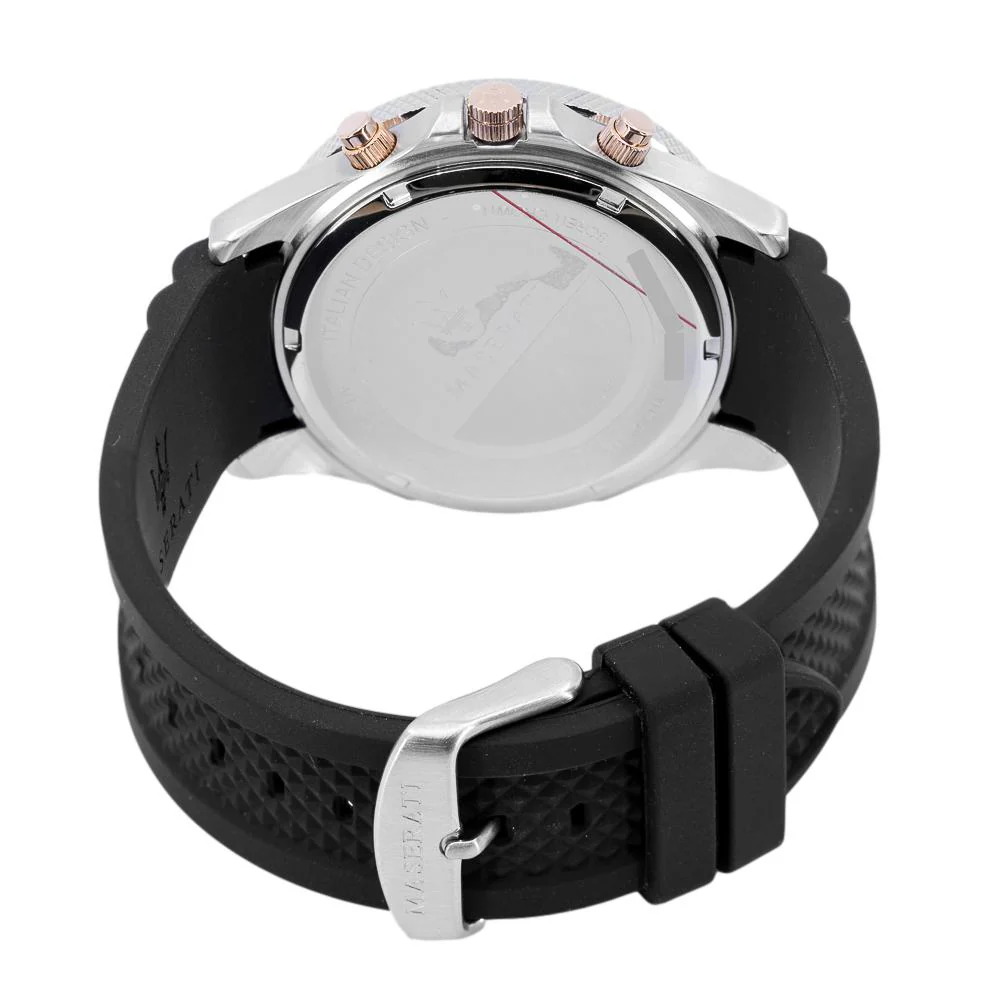 Maserati Men's R8871640002 SFIDA Black Dial Chrono Watch - Image 4