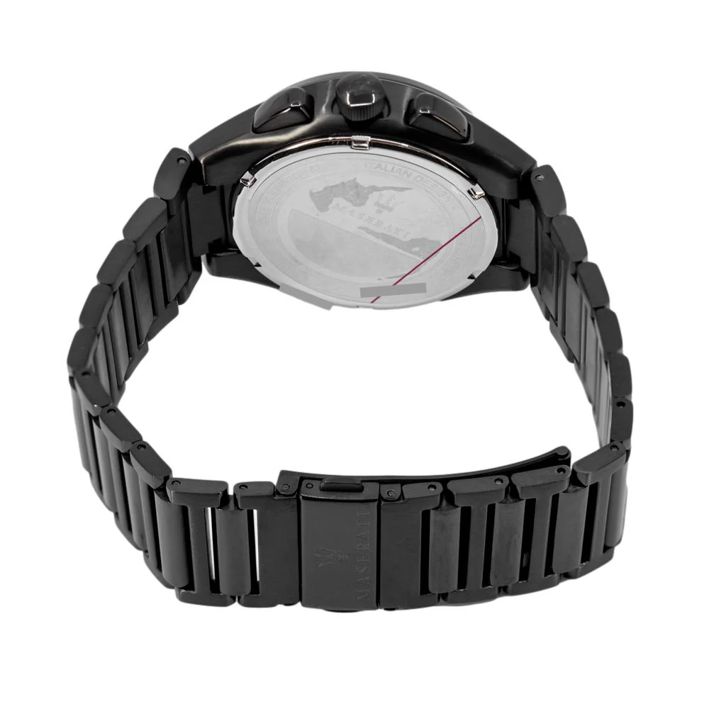 Maserati Men's R8873639003 Triconic Black Steel Watch - Image 5