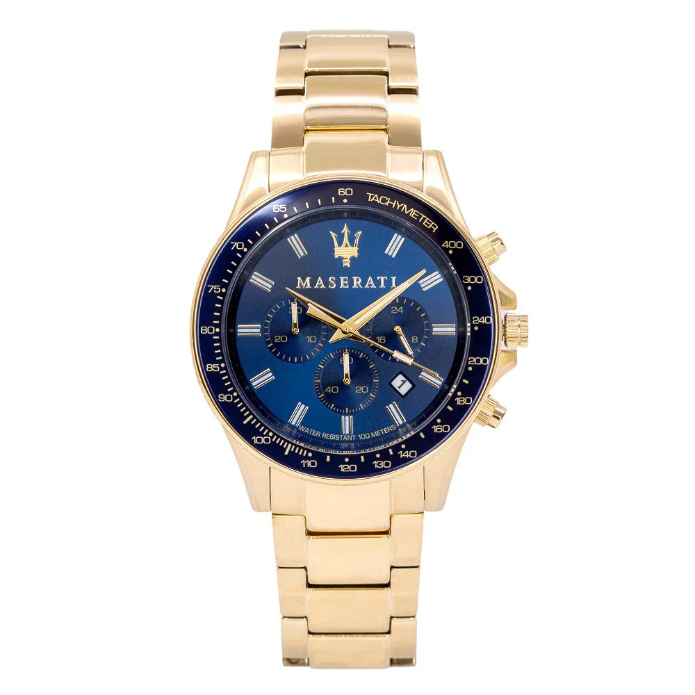 Maserati Men's R8873640008 SFIDA Golden Chrono Watch - Image 2