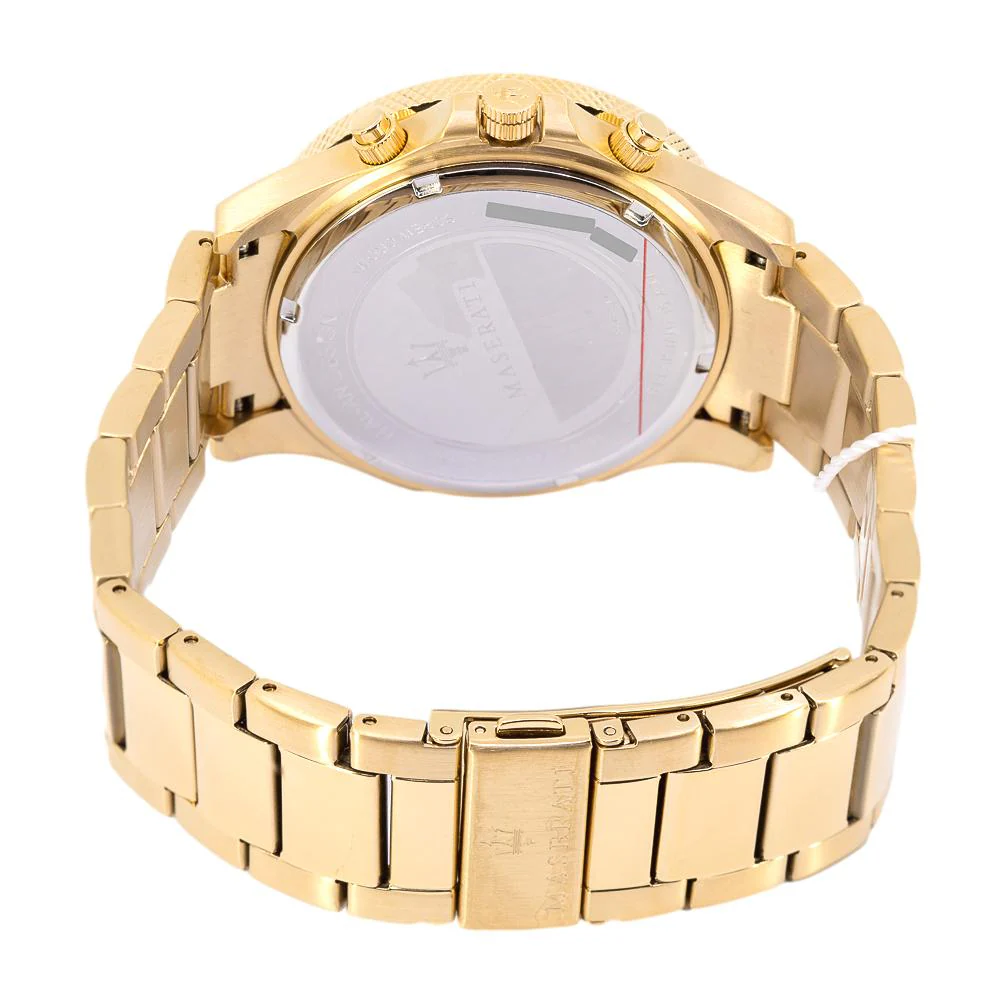 Maserati Men's R8873640008 SFIDA Golden Chrono Watch - Image 4