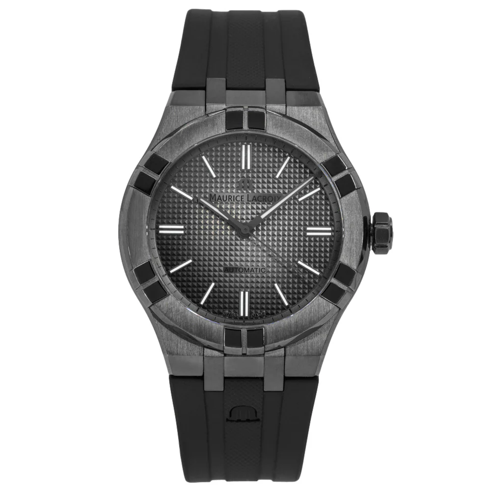 Maurice Lacroix AI6008-PVB00-330-2 Aikon Gunmetal PVD Auto - Image 3