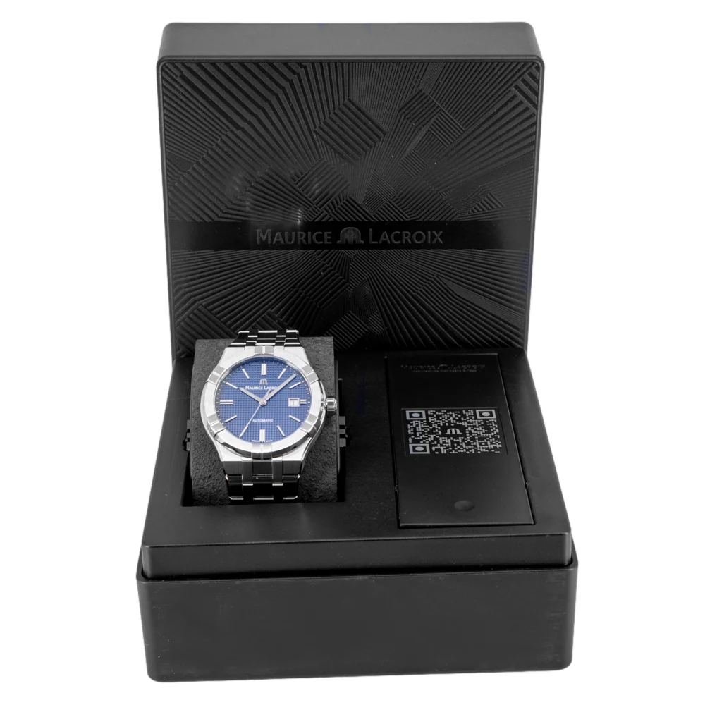 Maurice Lacroix AI6008-SS002-430-1 Aikon Blue Dial Watch - Image 8