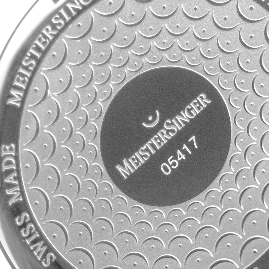 MeisterSinger Men's AM3301 N.01 White Dial Watch - Image 4