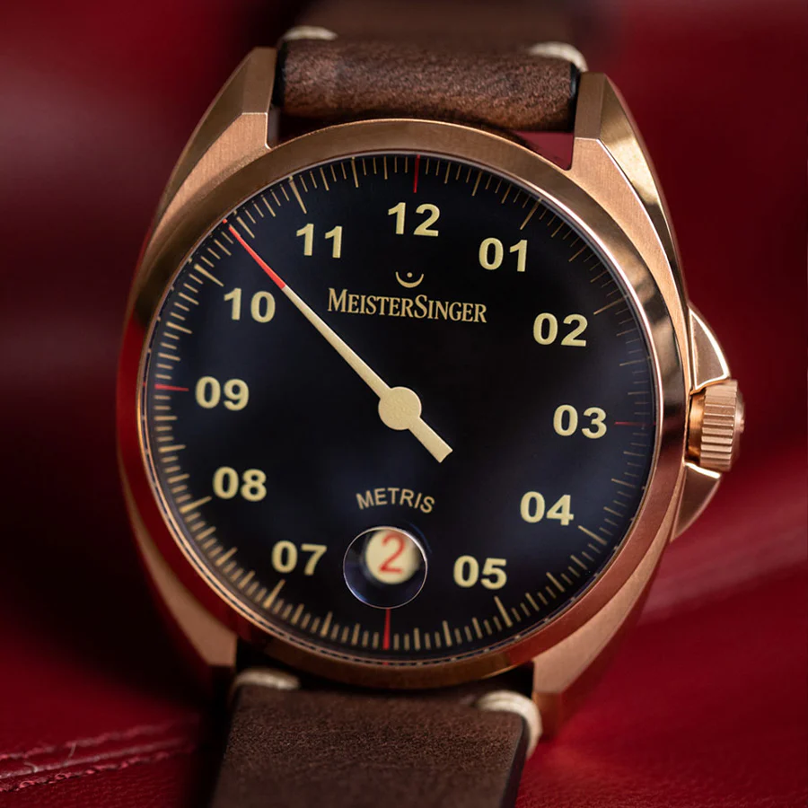 MeisterSinger Men's ME917BRBl Metris Blue Dial Watch - Image 3