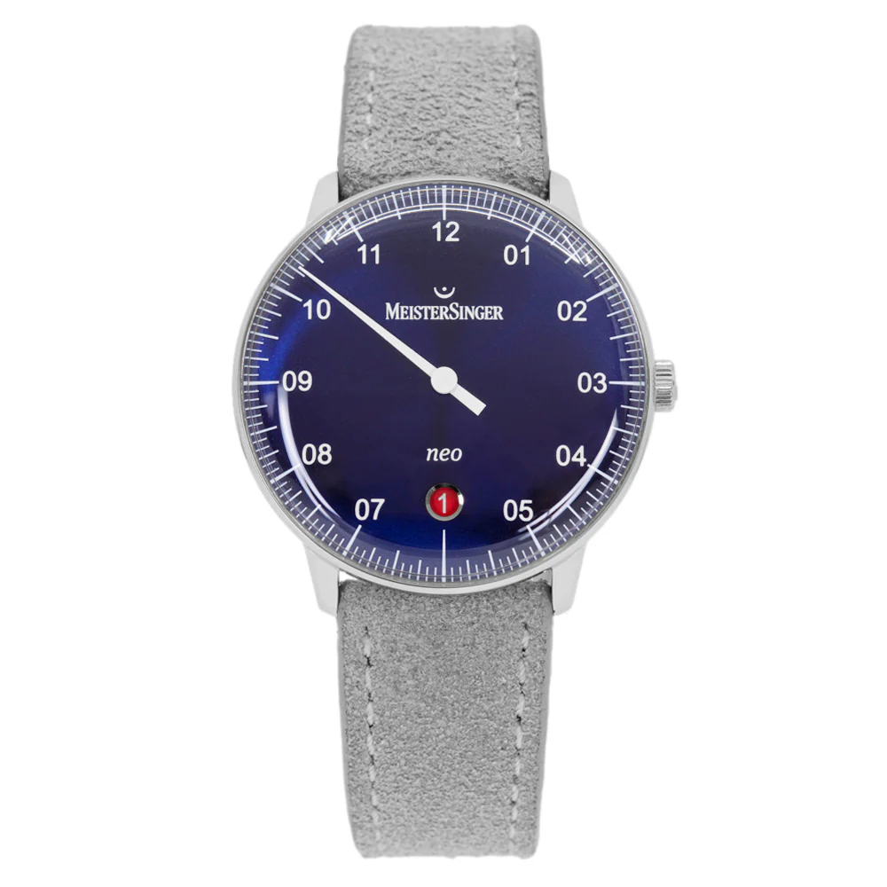 Meistersinger Men's NE908N Neo Blu Sunburst Auto - Image 3