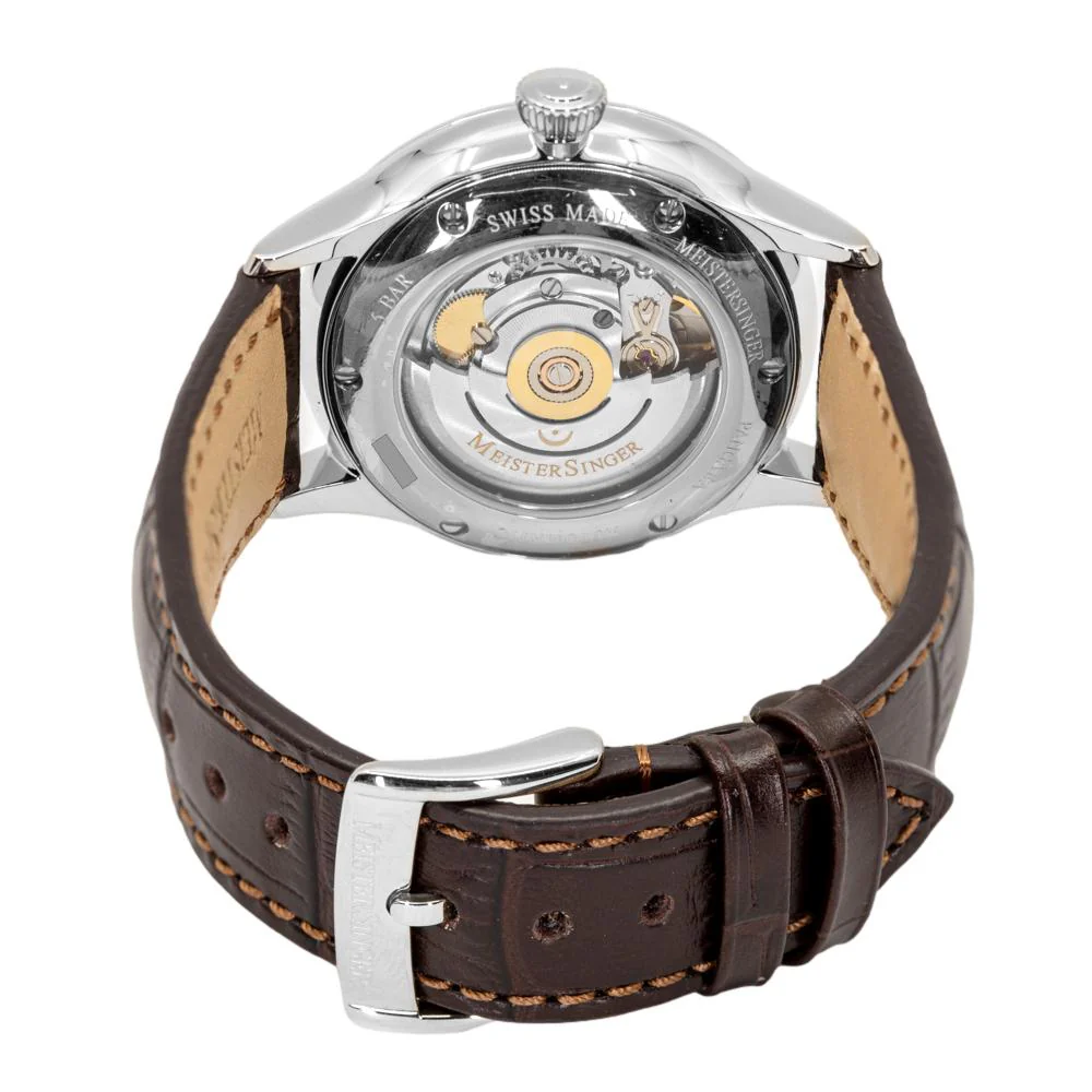 MeisterSinger Men's PMD907D Pangaea Date Watch - Image 4