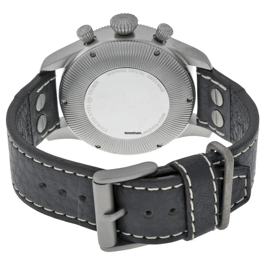 Men's H60416533 Khaki Field Pioneer Auto Chrono Watch - Image 3