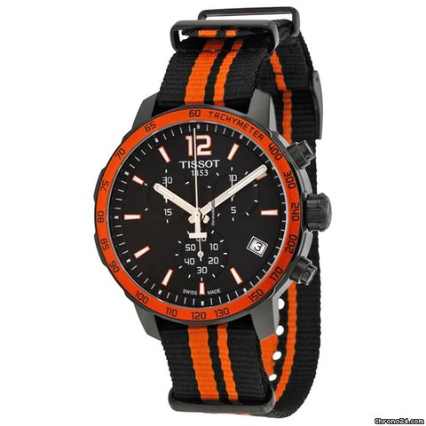 Men's T095.417.37.057.00 T-Sport Quickster Nato Watch - Image 3