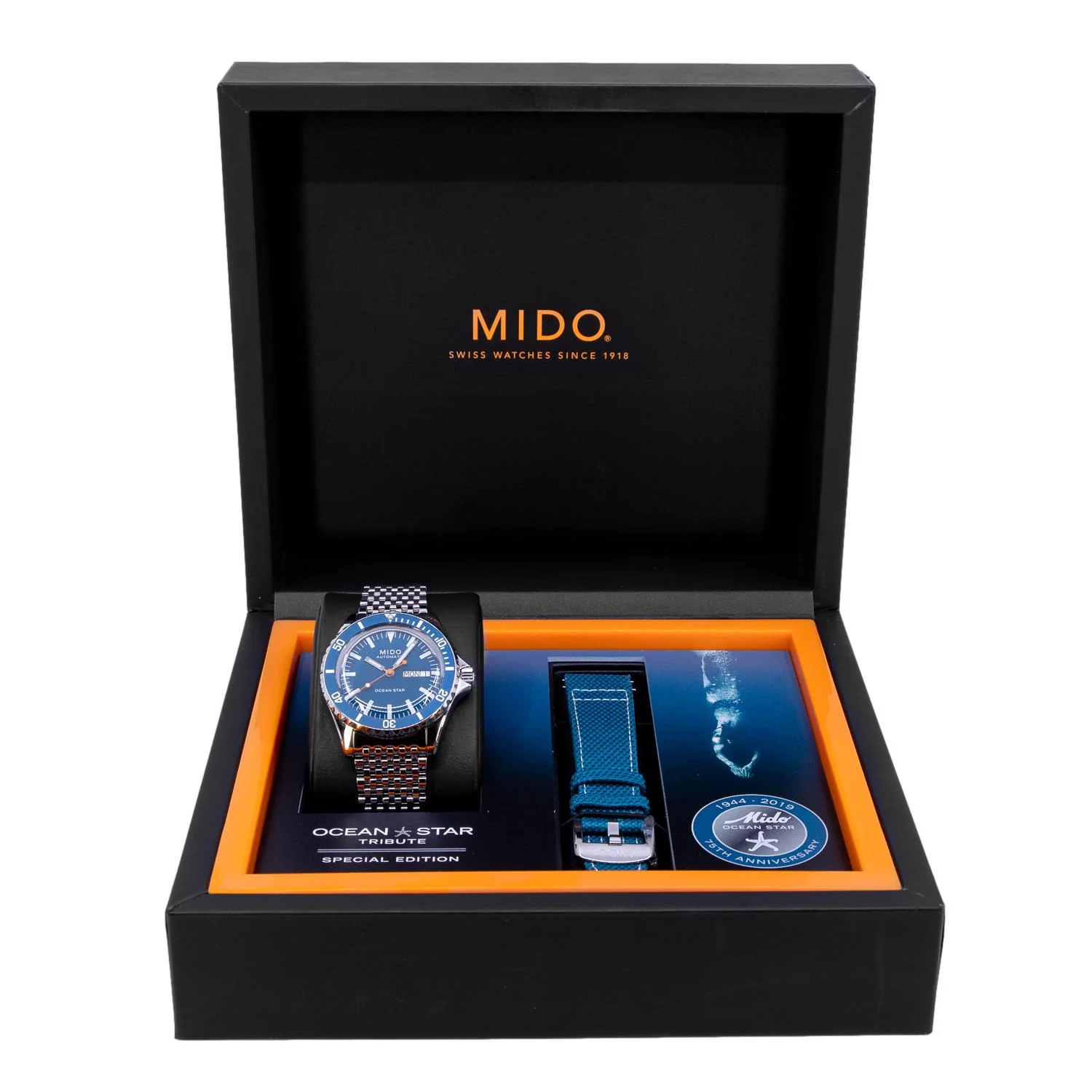 Mido M026.830.11.041.00 Ocean Star Tribute Blue Dial Watch - Image 7