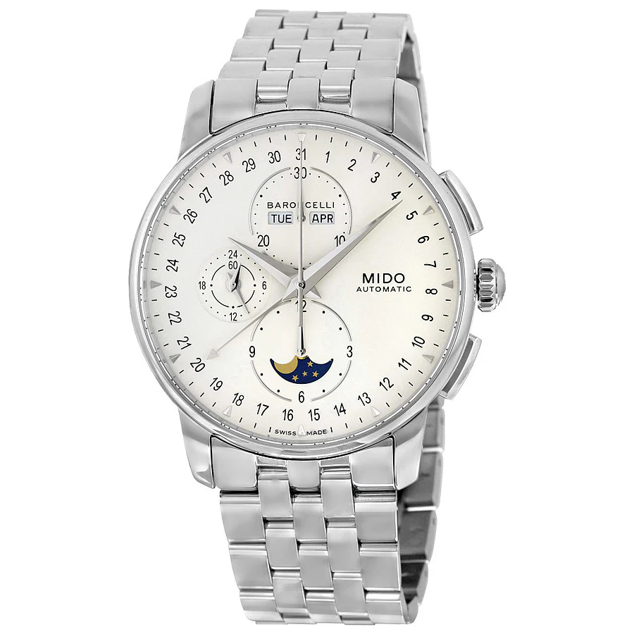 Mido Man's M86074M112 Baroncelli Moonphase Automatic Watch