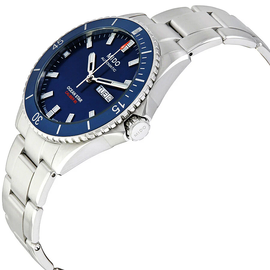 Mido Men's M026.430.11.041.00 Ocean Star Blue Dial Watch - Image 2