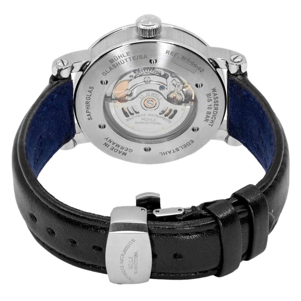 Muhle Glashutte M1-44-43-LB Teutonia IV Black Dial Watch - Image 5