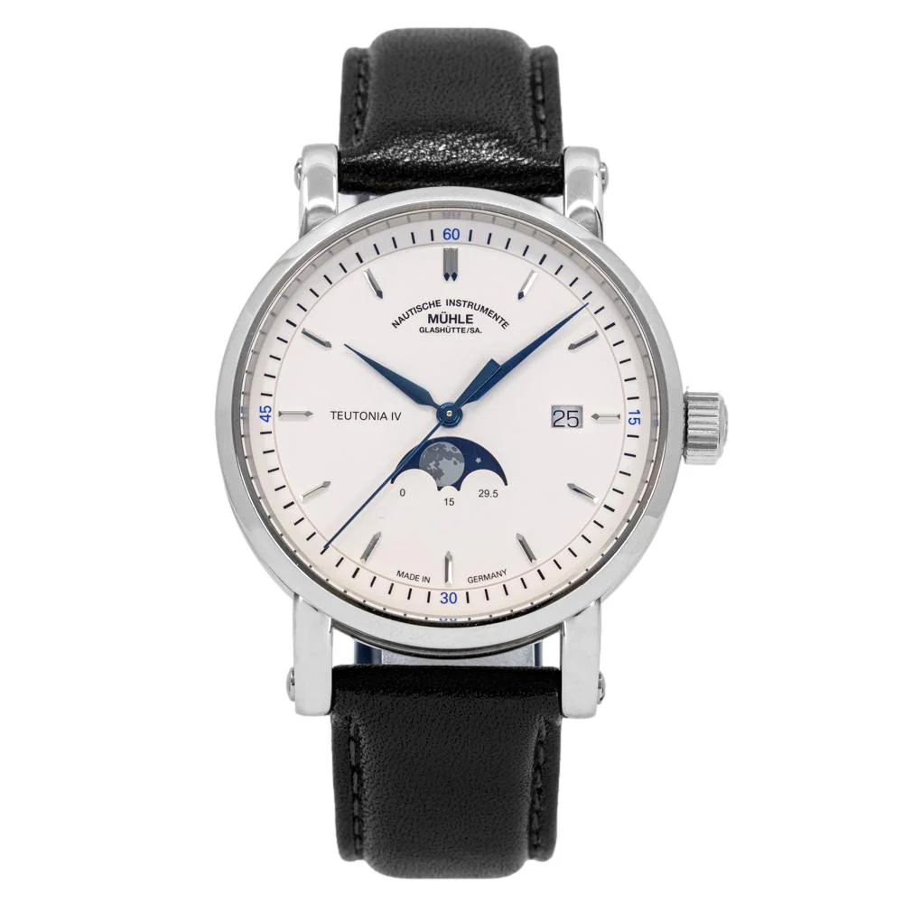 Muhle Glashutte Men M1-44-05-LB Teutonia IV Mondphase Watch - Image 3