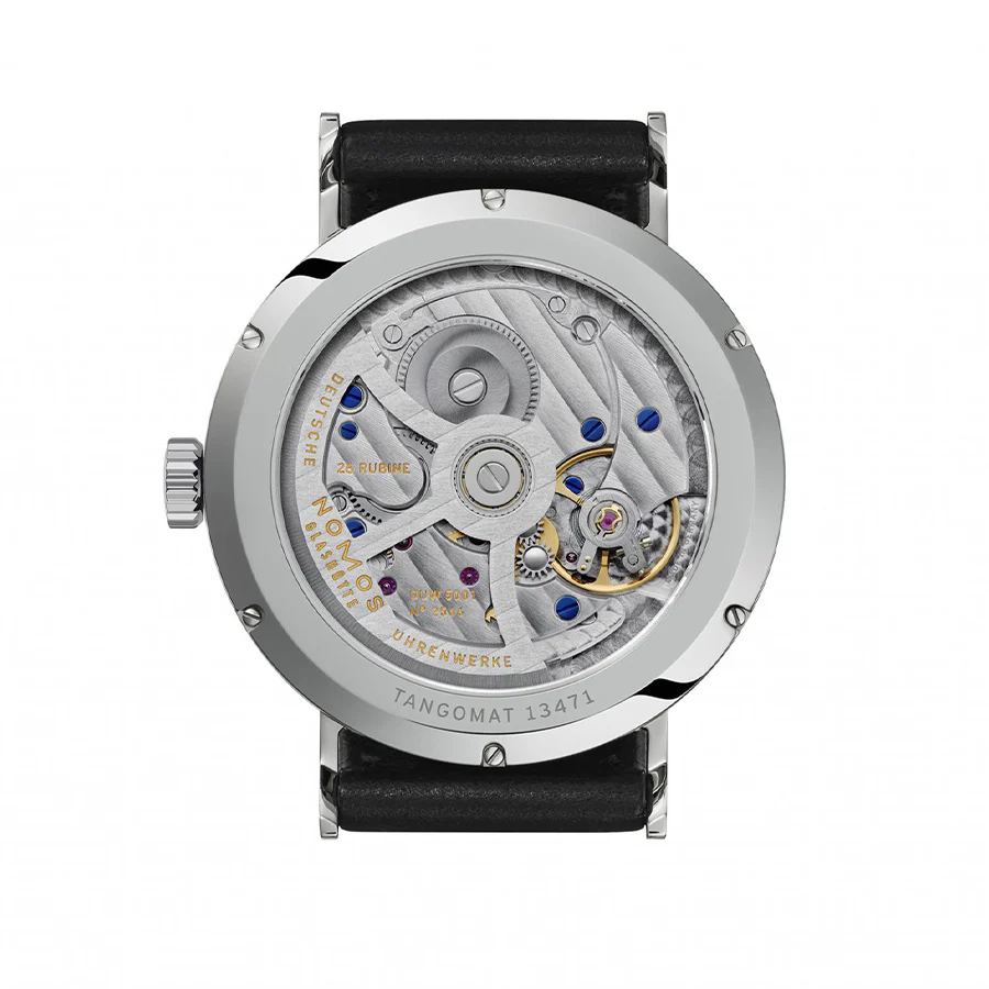Nomos Glashutte Tangomat Ruthenium 603 Black Dial Watch - Image 4