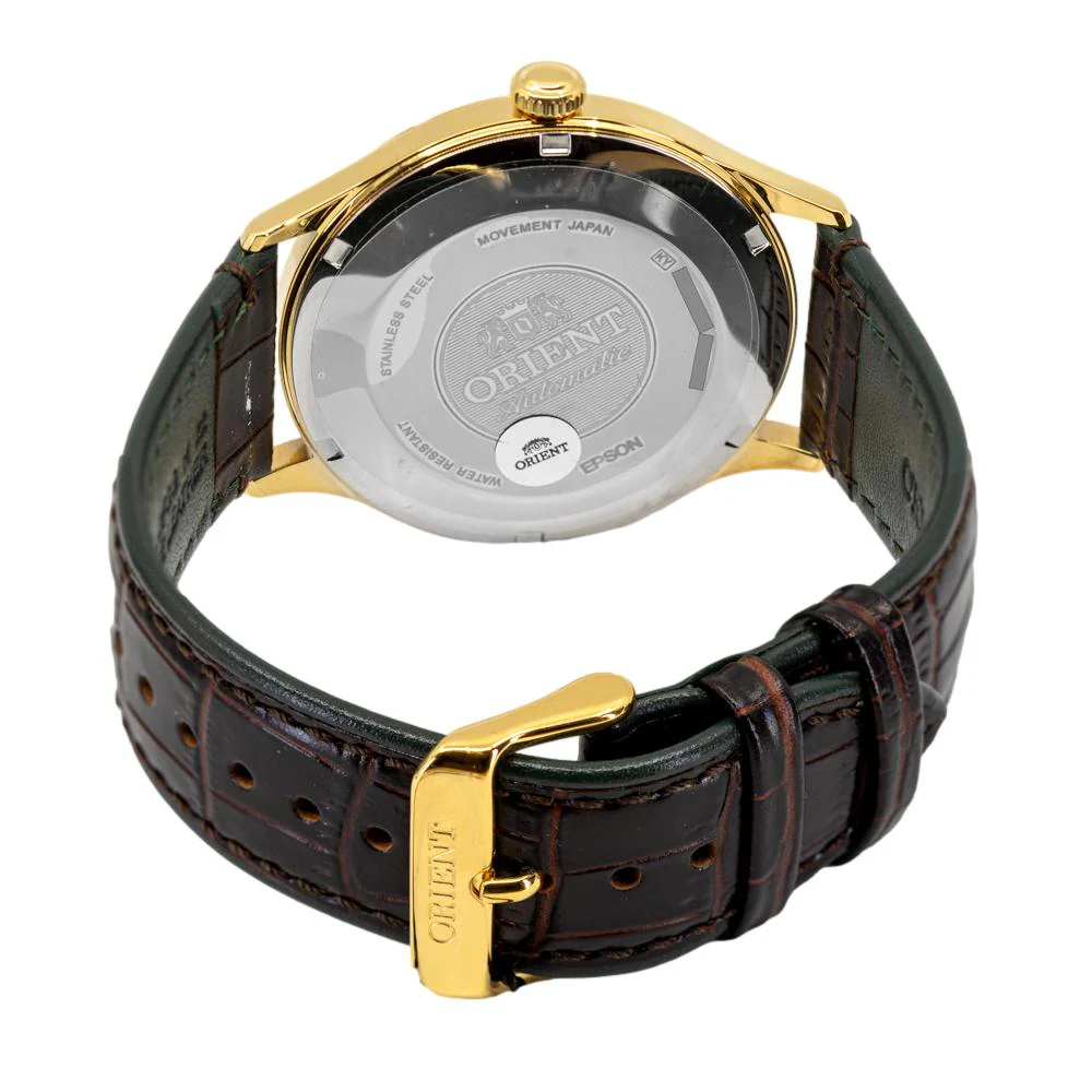 Orient Men's FAC08002F0 Classic Green Dial Watch - Image 5