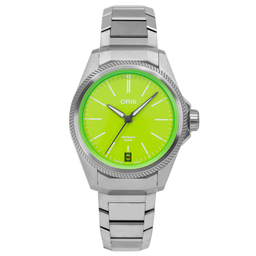 Oris 01 400 7778 7157-Set  ProPilot X Kermit Edition Auto - Image 3