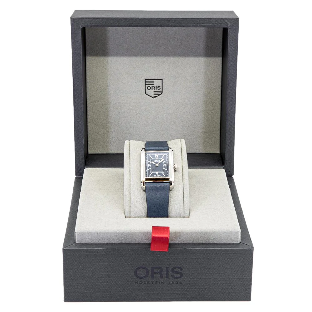 Oris 01 561 7783 4065-07 5 19 17 Rectangular Blue Auto - Image 7