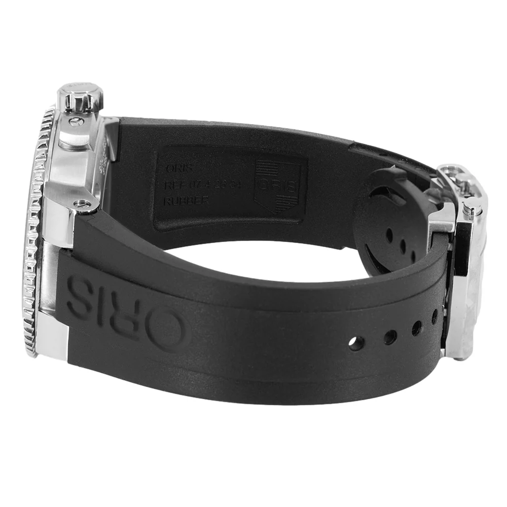 Oris 01 733 7653 4128-07 4 26 34EB Aquis Date Black Diall - Image 4