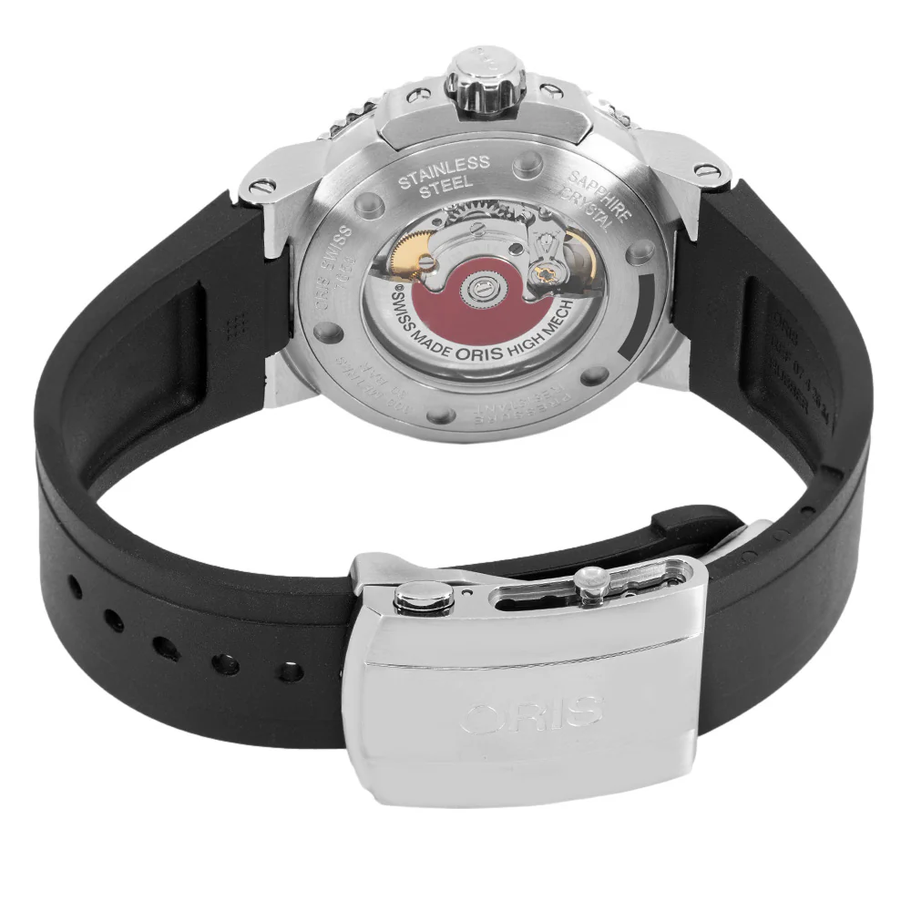 Oris 01 733 7653 4128-07 4 26 34EB Aquis Date Black Diall - Image 5