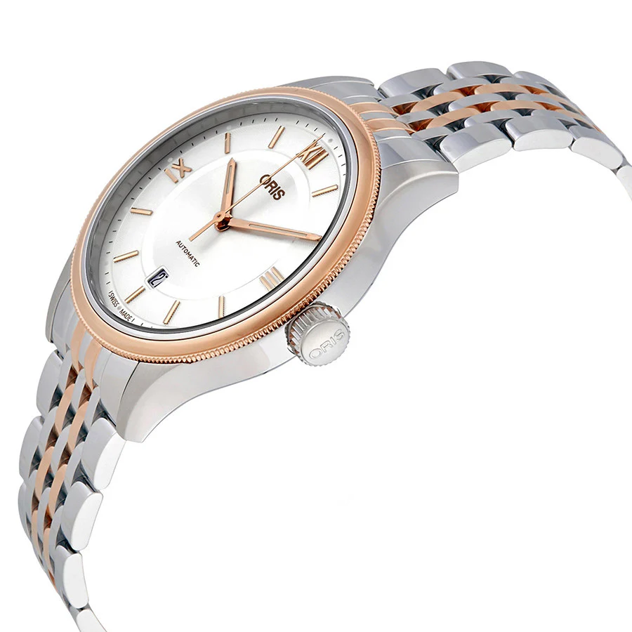 Oris 01 733 7719 4371-07 8 20 12 Classic Silver Dial Watch - Image 2