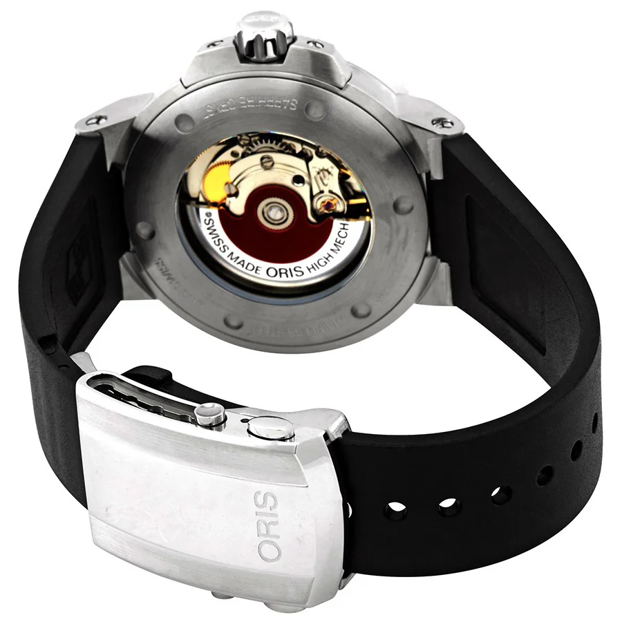 Oris 01 733 7730 4124-07 4 24 64EB Aquis Black Dial Watch - Image 3