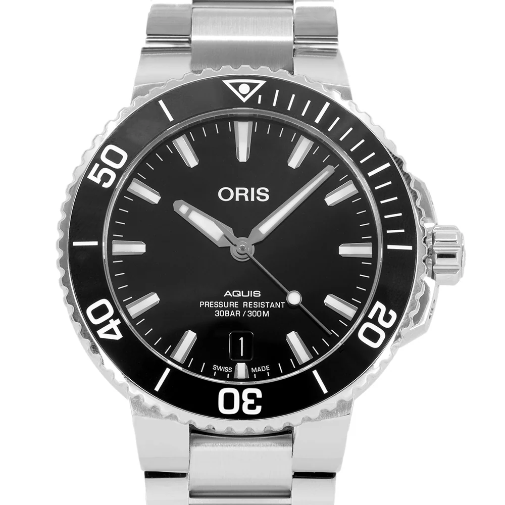 Oris 01 733 7732 4134-07 8 21 05PEB Aquis Black Dial Auto - Image 2