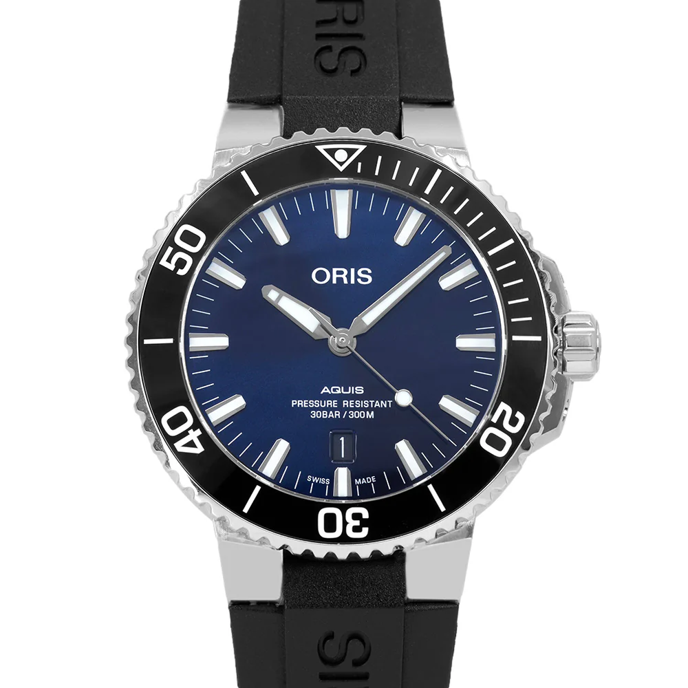 Oris 01 733 7732 4135-07 4 21 64FC Aquis Blue Dial Auto - Image 2