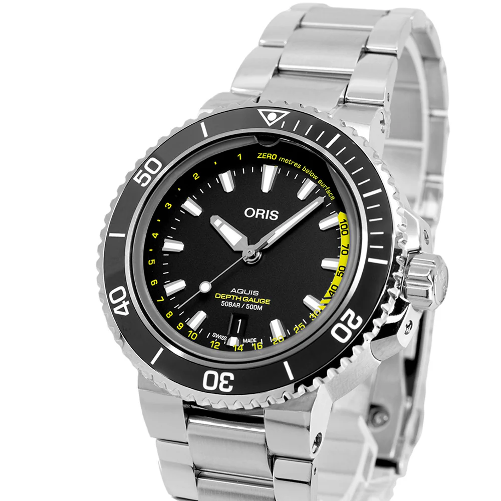 Oris 01 733 7755 4154-Set MB Aquis Depth Gauge Auto - Image 10