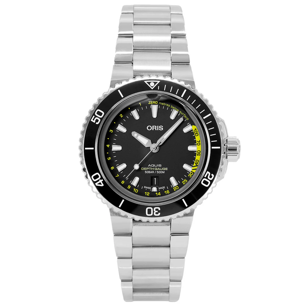 Oris 01 733 7755 4154-Set MB Aquis Depth Gauge Auto - Image 3