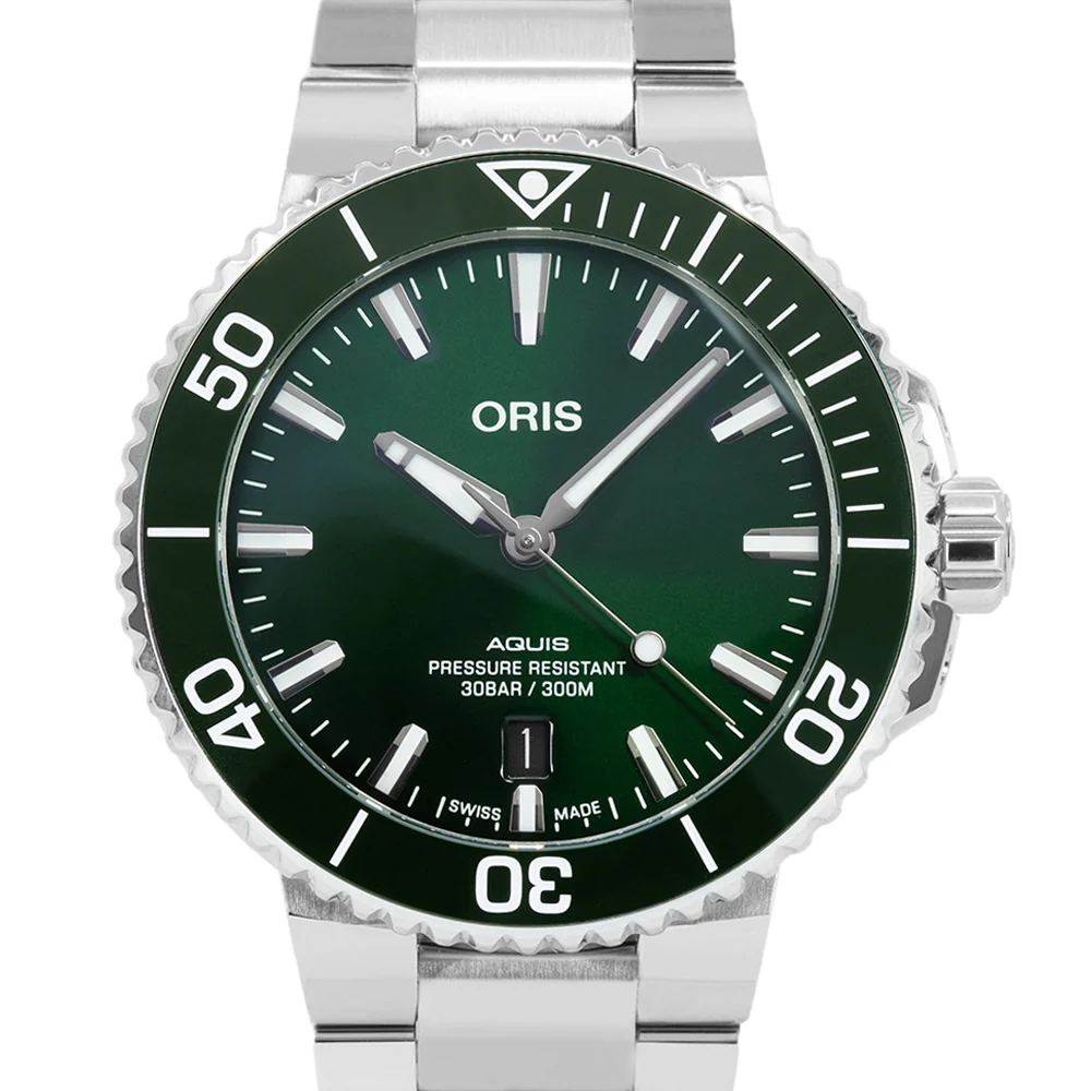 Oris 01 733 7766 4157-07 8 22 05PEB Date Green Dial Auto - Image 2
