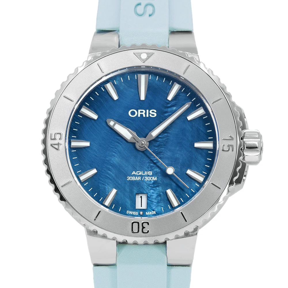 Oris 01 733 7770 4155-07 4 18 65FC Aquis Blue Dial Auto - Image 2