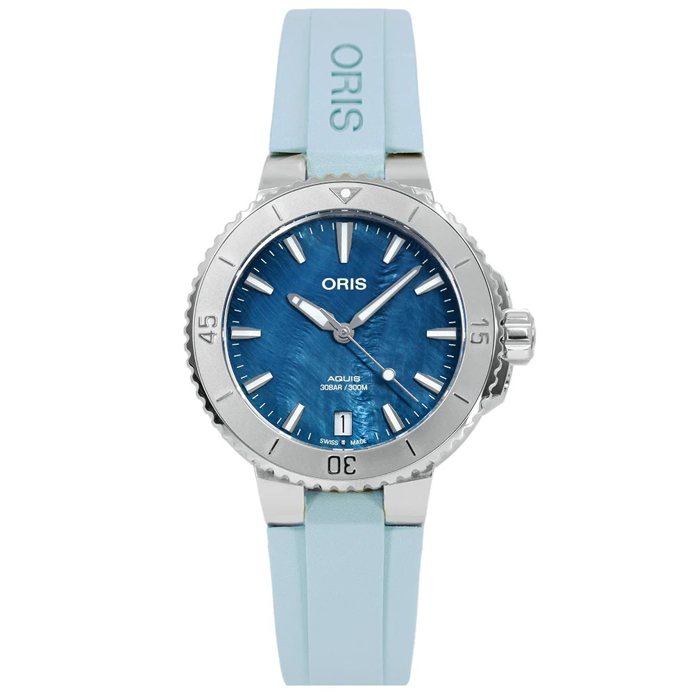 Oris 01 733 7770 4155-07 4 18 65FC Aquis Blue Dial Auto - Image 3