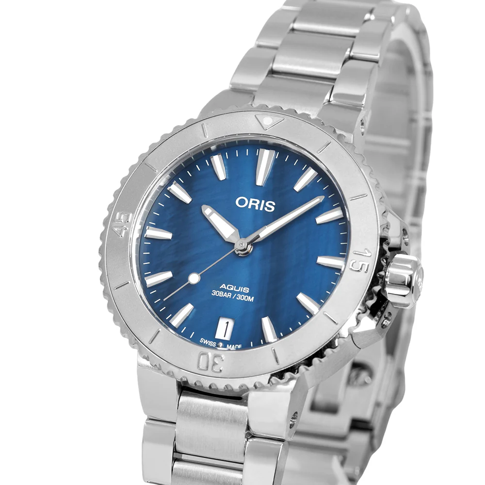 Oris 01 733 7770 4155-07 8 18 05P Aquis Blue Dial Auto - Image 10