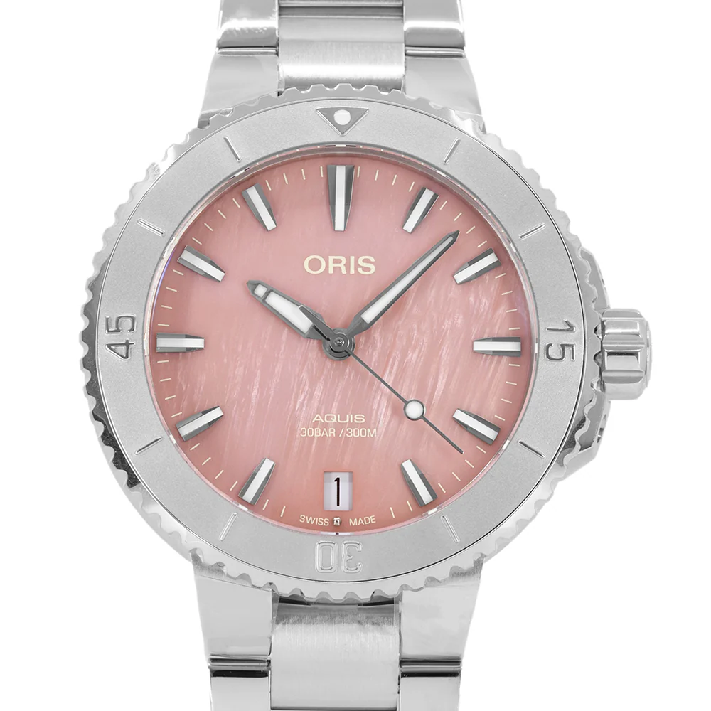 Oris 01 733 7770 4158-07 8 18 05P Aquis Pink Dial Auto - Image 2