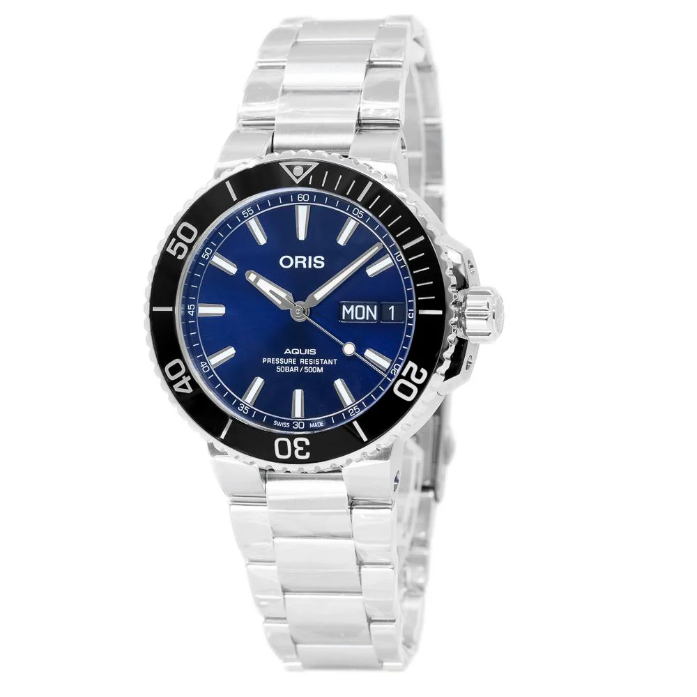 Oris 01 752 7733 4135-07 8 24 05PEB Aquis Big Day Date Watch